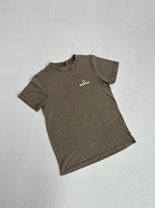 size L acid wash t-shirt – relaxed fit, soft cotton finish