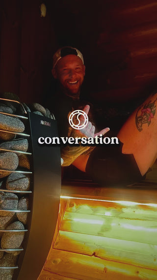 Shorts clip of The Immerse Podcast saunas conversation 